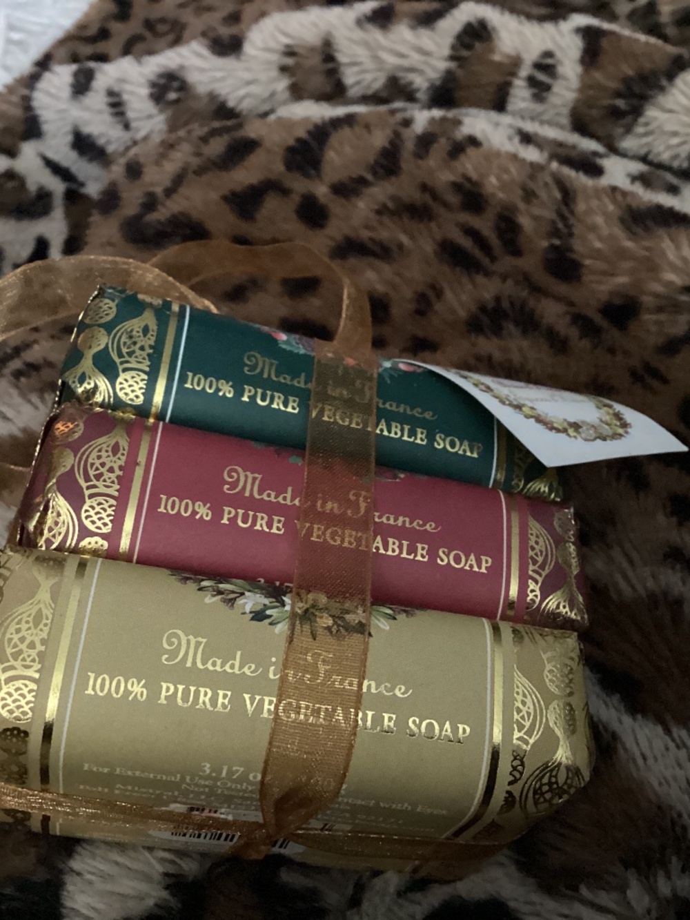MISTRAL. ANTHROPOLOGY SOAPS THREE NEW RIBBON TOO